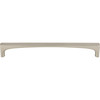 Top Knobs, Grace, Riverside, 7 9/16" (192mm) Square End Pull, Brushed Satin Nickel