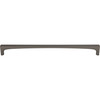 Top Knobs, Grace, Riverside, 8 13/16" (224mm) Square End Pull, Ash Gray