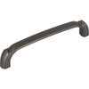 Top Knobs, Grace, Pomander, 5 1/16" (128mm) Curved Pull, Ash Gray - alt view