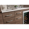 Top Knobs, Grace, Pomander, 5 1/16" (128mm) Curved Pull, Ash Gray - installed