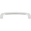 Top Knobs, Grace, Pomander, 5 1/16" (128mm) Curved Pull, Polished Chrome