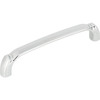 Top Knobs, Grace, Pomander, 5 1/16" (128mm) Curved Pull, Polished Chrome - alt view