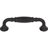 Top Knobs, Grace, Barrow, 3 3/4" (96mm) Straight Pull, Flat Black