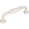 Top Knobs, Grace, Barrow, 3 3/4" (96mm) Straight Pull, Polished Nickel - alt view