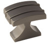 Amerock, Davenport, 1 1/4" Square Knob, Gunmetal