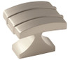 Amerock, Davenport, 1 1/2" Square Knob, Satin Nickel