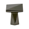 Berenson, Swagger, 1 3/16" Square Knob, Black Nickel