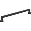 Atlas Homewares, Oskar, 7 9/16" (192mm) Straight Pull, Matte Black - alt view