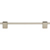 Atlas Homewares, Element, 7 9/16" (192mm) Bar Pull, Brushed Nickel