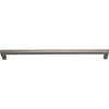 Atlas Homewares, It, 11 5/16" (288mm) Square End Pull, Slate - installed 2