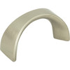 Atlas Homewares, Sleek, 1 1/4" Curved Pull, Brushed Nickel