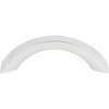 Atlas Homewares, Sleek, 3" Curved Pull, Polished Chrome