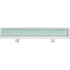 Atlas Homewares, Spa, 3" Bar Pull, Green with Polished Chrome