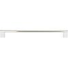 Atlas Homewares, Stainless Steel, 12 5/8" (320mm) Straight Pull, Polished Stainless Steel