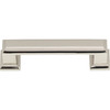 Atlas Homewares, Sutton Place, 3" Straight Pull, Polished Nickel - alt view 2