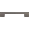 Atlas Homewares, Thin Square, 7 9/16" (192mm) Square Ended Pull, Slate