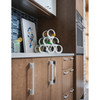 Atlas Homewares, Thin Square, 18" Appliance Pull, Modern Bronze - installed