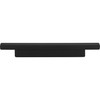 Atlas Homewares, Tom Tom, 3 3/4" (96mm) Straight Pull, Matte Black - alt view