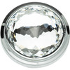 Atlas Homewares, Legacy Crystal, 1 5/16" Round Crystal Knob, Polished Chrome - alt view