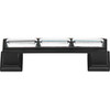 Atlas Homewares, Legacy Crystal, 3" Crystal Straight Pull, Matte Black - alt view 1