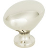 Atlas Homewares, Successi, 1 1/4" Oval Egg Knob, Polished Nickel - alt view 1