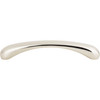 Atlas Homewares, Successi, 5 1/16" (128mm) Round end Curved Pull, Polished Nickel