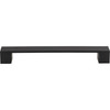 Atlas Homewares, Wide Square, 7 9/16" (192mm) Wide Straight Pull, Matte Black