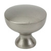 Rusticware, 1 1/8" Round Flat Top Knob, Satin Nickel