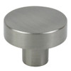 Rusticware, 1 3/8" Flat Top Modern Round Knob, Satin Nickel