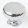 Rusticware, 1 1/4" Mushroom Round Knob, Chrome