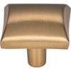 Elements, Glendale, 1 1/8" Square Knob, Satin Bronze - alternate view 1