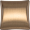 Elements, Glendale, 1 1/8" Square Knob, Satin Bronze - alternate view 2