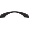 Elements, Glendale, 3 3/4" (96mm) Curved Pull, Matte Black - alternate view 1