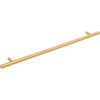 Elements, Naples, 12 9/16" (319mm), 15 11/16" Total Length Bar Pull, Brushed Gold - alternate view 2
