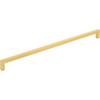 Elements, Stanton, 12 5/8" (320mm) Straight Pull, Brushed Gold