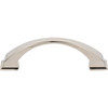 Jeffrey Alexander, Roman, 3 3/4" (96mm) Curved Pull, Polished Nickel - alternate view 1