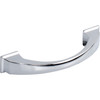 Jeffrey Alexander, Roman, 3 3/4" (96mm) Curved Pull, Polished Chrome - alternate view 2