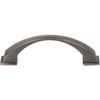 Jeffrey Alexander, Roman, 3 3/4" (96mm) Curved Pull, Brushed Pewter - alternate view 1