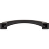 Jeffrey Alexander, Roman, 5 1/16" (128mm) Curved Pull, Matte Black - alternate view 4