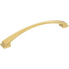 Jeffrey Alexander, Roman, 7 9/16" (192mm) Curved Pull, Brushed Gold