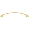 Jeffrey Alexander, Roman, 12" (305mm) Curved Appliance Pull, Brushed Gold - alternate view 3