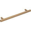 Jeffrey Alexander, Key West, 7 9/16" (192mm) 9 1/2" Total Length Bar Pull, Satin Bronze - alternate view 2