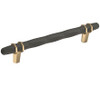 Amerock, London, 6 5/16" (160mm) Bar Pull, Black Bronze / Golden Champagne