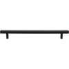 Jeffrey Alexander, Dominique, 12" (305mm) Bar Appliance Pull, Matte Black - alternate view 1