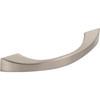 Jeffrey Alexander, Philip, 3 3/4" (96mm) Curved Pull, Satin Nickel - alternate view 2