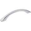 Jeffrey Alexander, Philip, 5 1/16" (128mm) Curved Pull, Polished Chrome