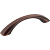 Jeffrey Alexander, Wheeler, 3 3/4" (96mm) Curved Pull, Brushed Oil Rubbed Bronze