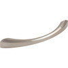 Jeffrey Alexander, Wheeler, 5 1/16" (128mm) Curved Pull, Satin Nickel - alternate view 2