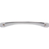 Jeffrey Alexander, Wheeler, 6 5/16" (160mm) Curved Pull, Polished Chrome - alternate view 4