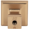 Elements, Hadly, 1" Square Knob, Satin Bronze - alternate view 4